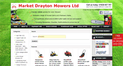 Desktop Screenshot of marketdraytonmowers.co.uk